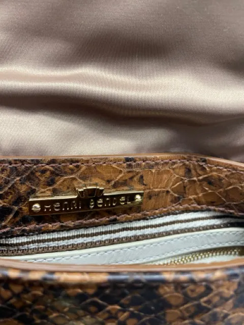 HENRI BENDEL BROWN MULTI handbags
