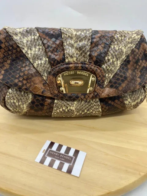 HENRI BENDEL BROWN MULTI handbags