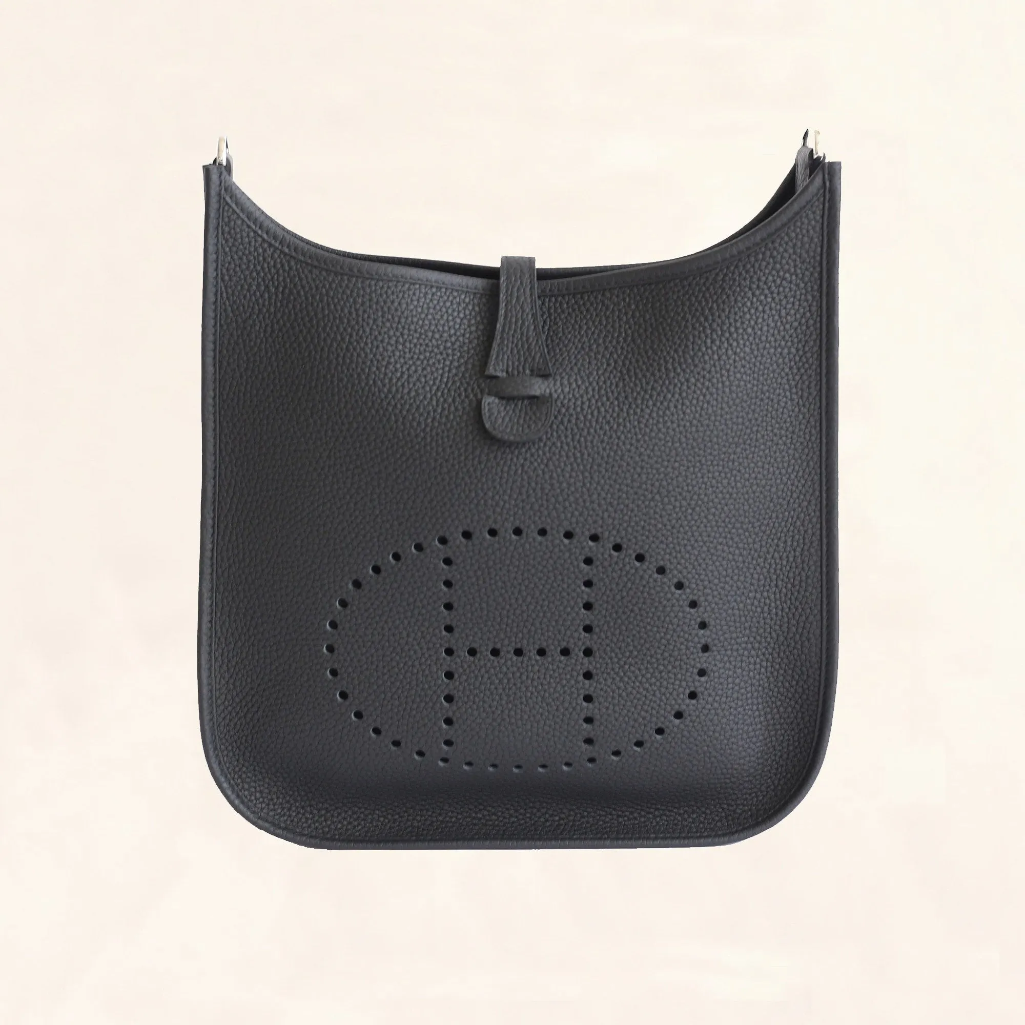 Hermes Evelyne III PM Black Clemence