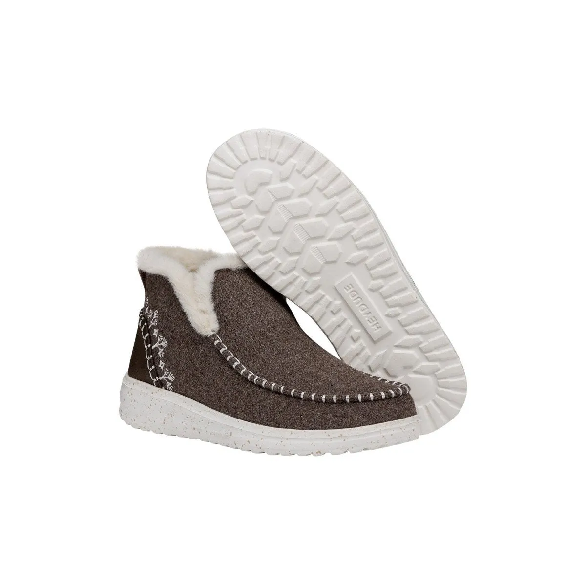 HEYDUDE Denny Wool Faux Shearling Boots