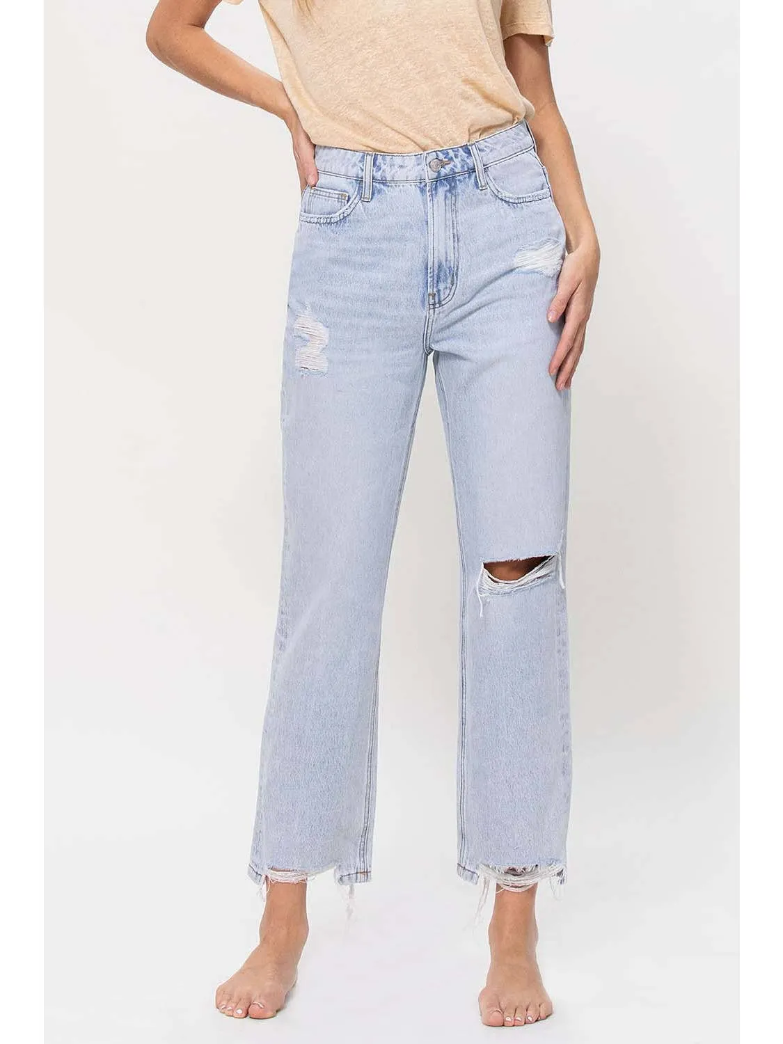 High Rise Boyfriend Jeans