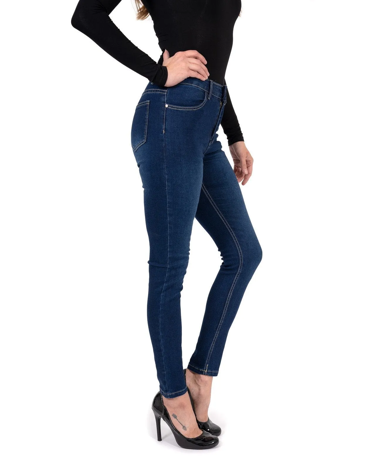 High Waisted Skinny Jeans