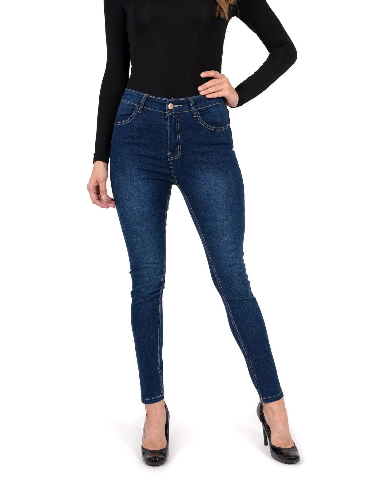 High Waisted Skinny Jeans