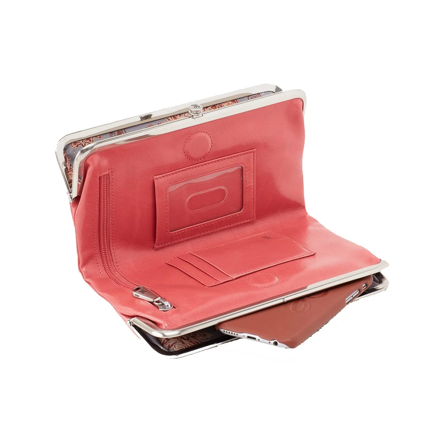 Hobo Lauren Wallet - Tea Rose