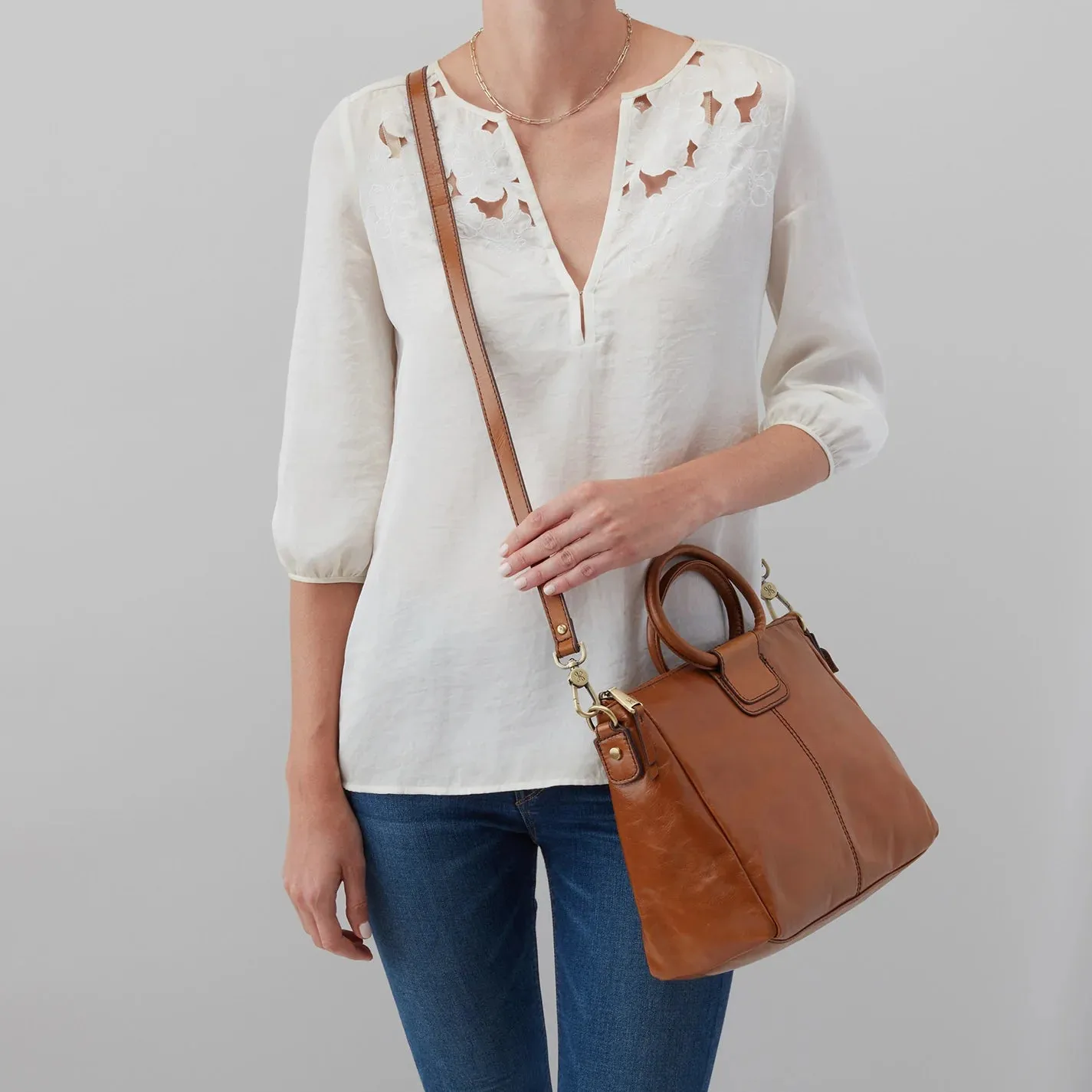 HOBO Sheila Medium Satchel - Seaglass-Final Sale