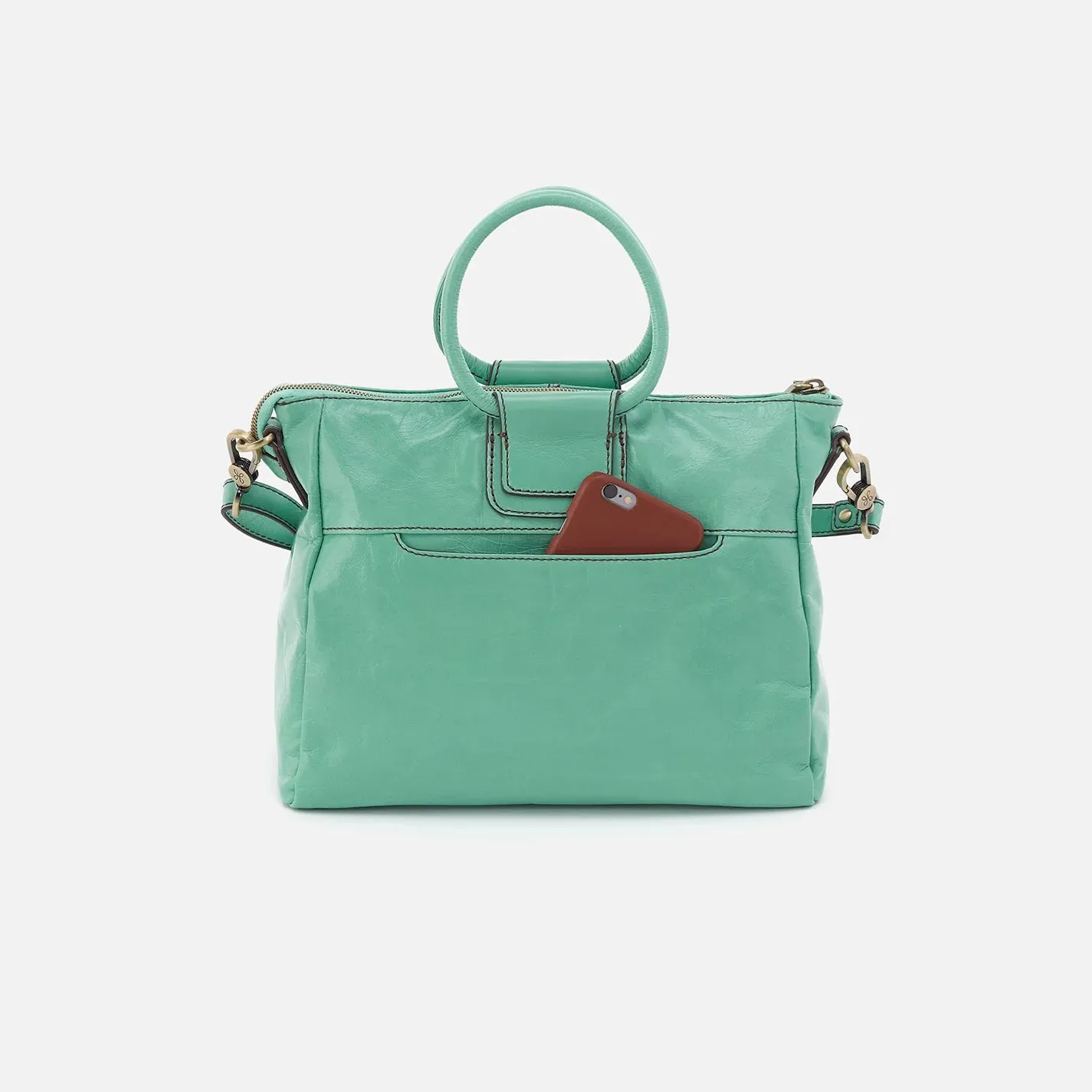 HOBO Sheila Medium Satchel - Seaglass-Final Sale