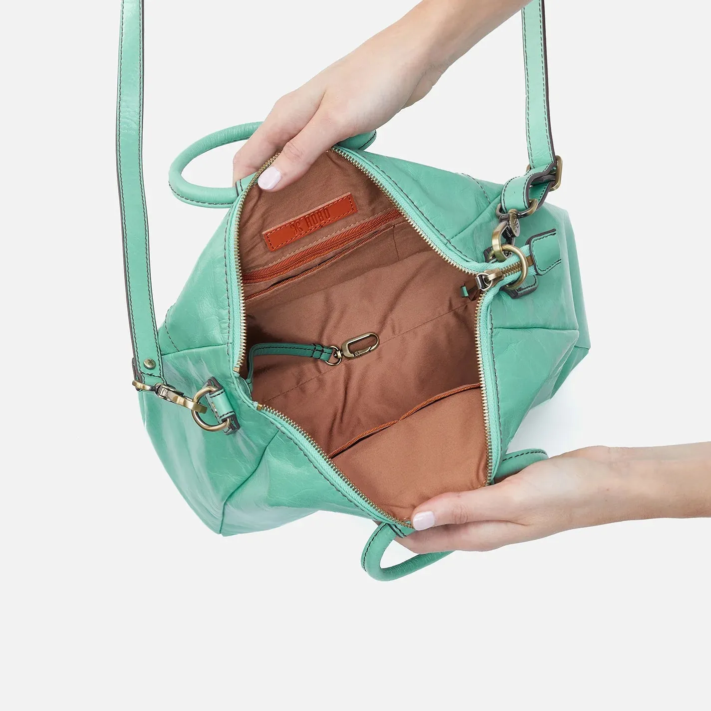 HOBO Sheila Medium Satchel - Seaglass-Final Sale