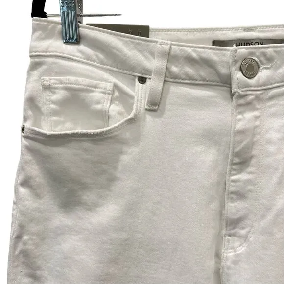 Hudson Jeans  Holly High Rise Flare Jeans White Size 33 New