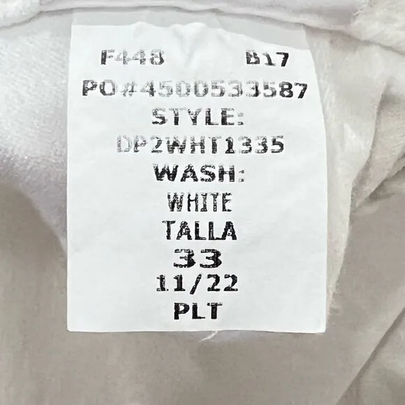 Hudson Jeans  Holly High Rise Flare Jeans White Size 33 New