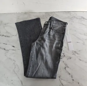 Hudson Jeans Natalie Mid Rise Bootcut Crop Gray Jeans 25 NWT
