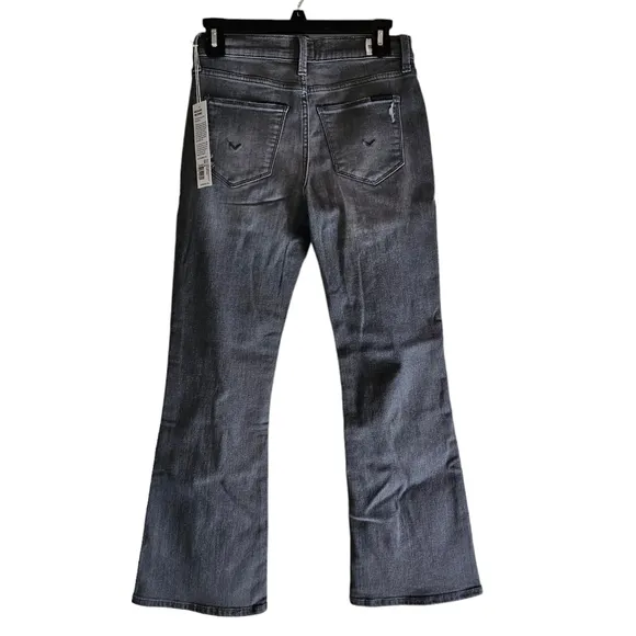 Hudson Jeans Natalie Mid Rise Bootcut Crop Gray Jeans 25 NWT