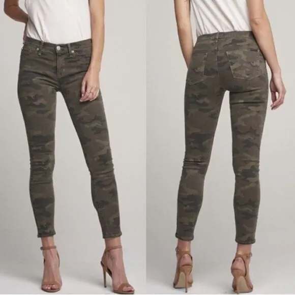 Hudson Jeans | Nico Midrise Ankle Camo Super Skinny Jeans