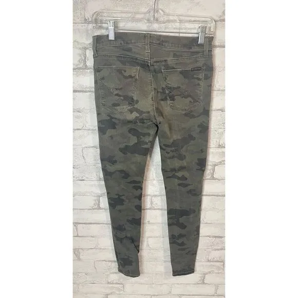 Hudson Jeans | Nico Midrise Ankle Camo Super Skinny Jeans