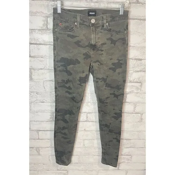 Hudson Jeans | Nico Midrise Ankle Camo Super Skinny Jeans