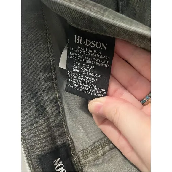 Hudson Jeans | Nico Midrise Ankle Camo Super Skinny Jeans