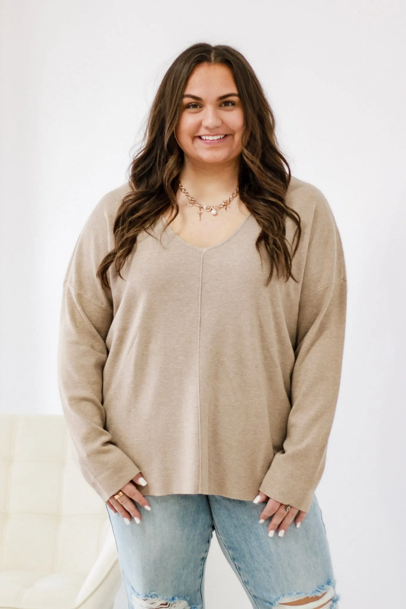 I Feel Good Mocha Sweater
