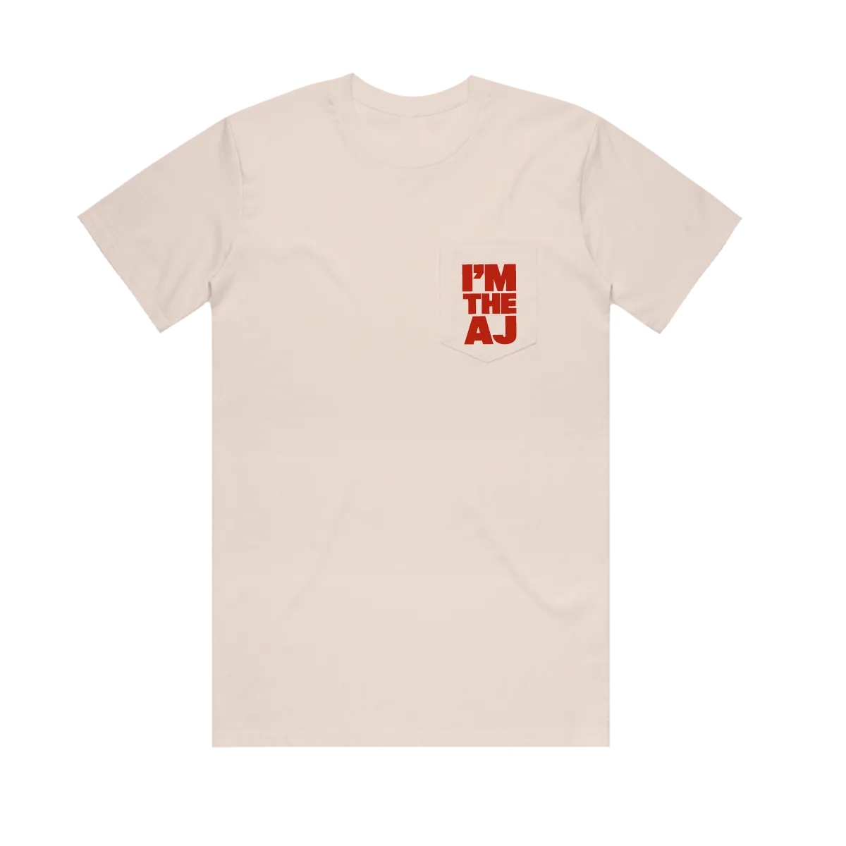 I'm The AJ Ivory Pocket Tee
