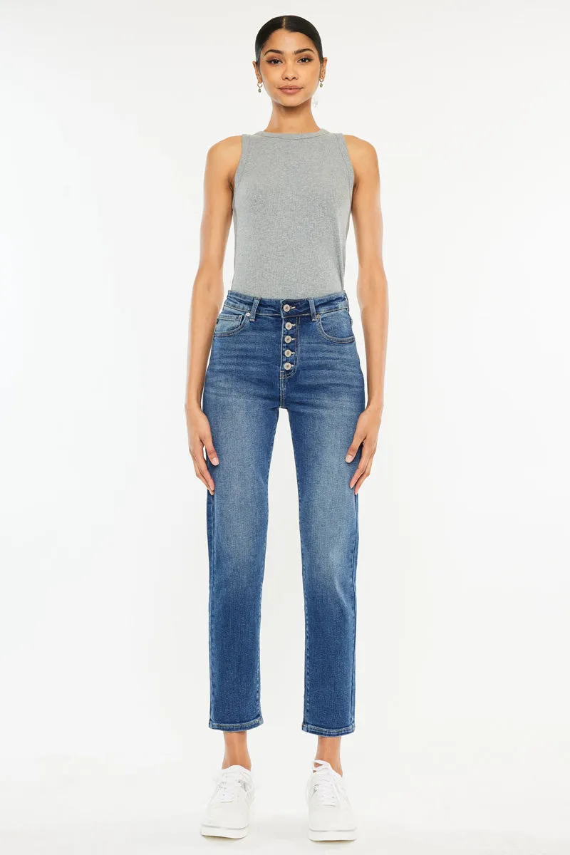 Imogene High Rise Mom Jeans