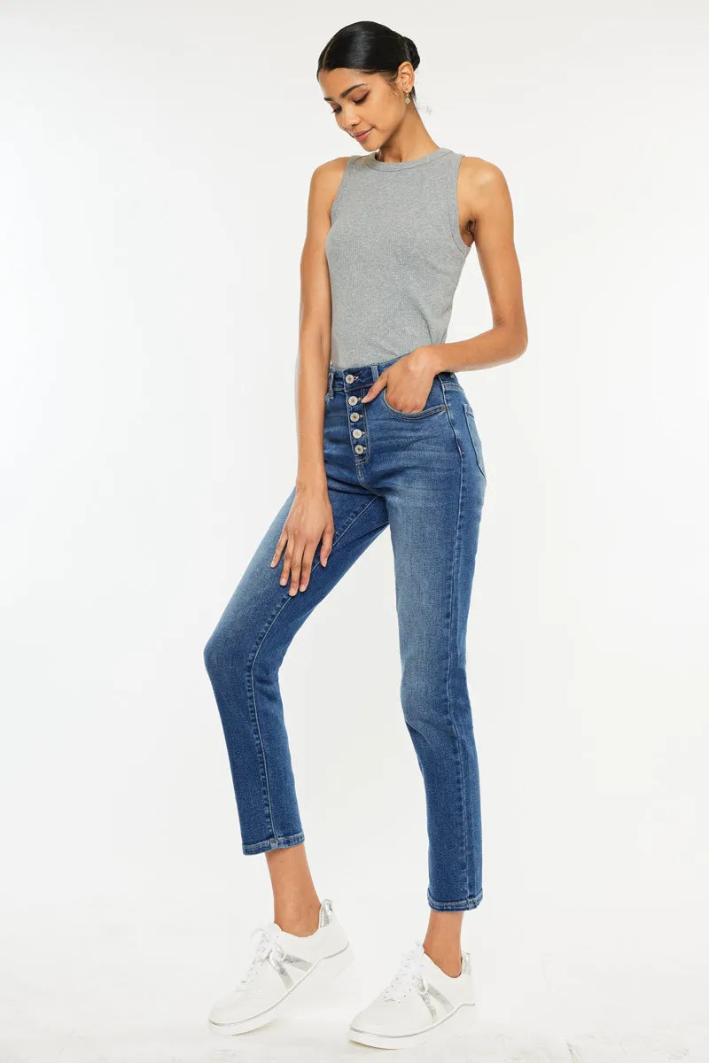 Imogene High Rise Mom Jeans