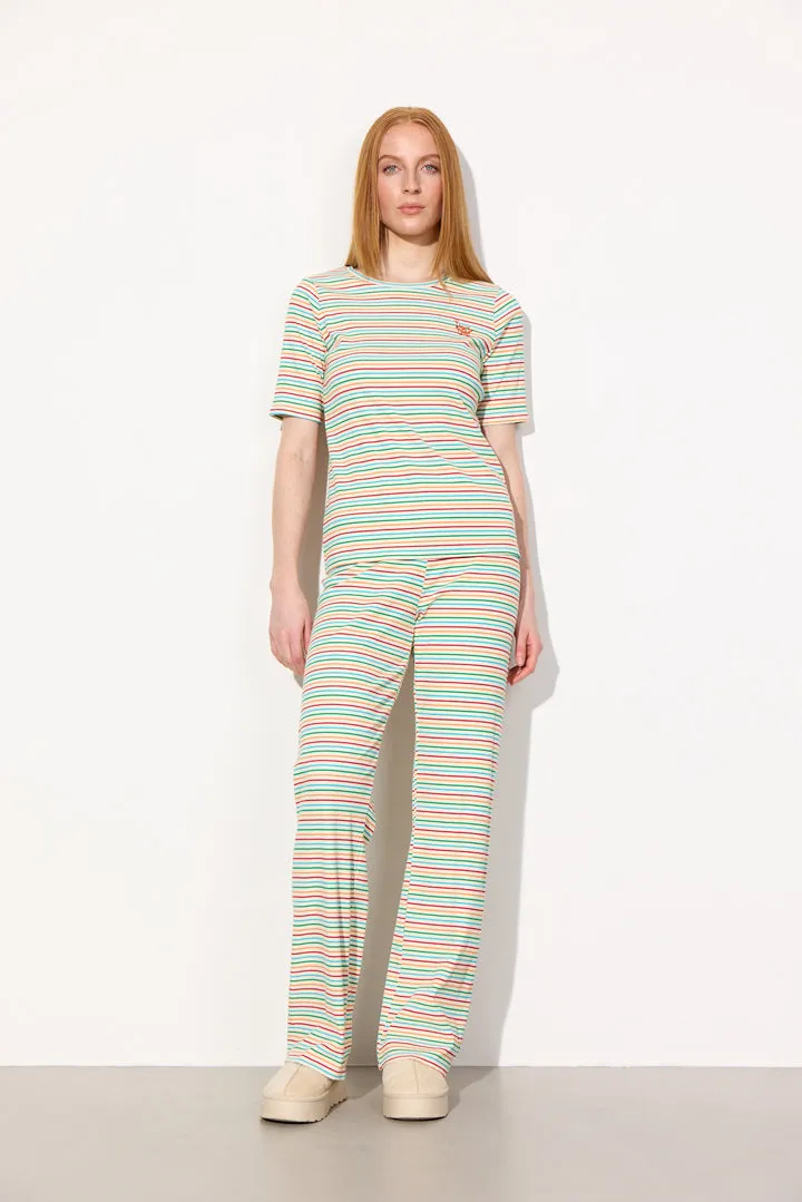 Indie T-shirt - Rainbow Striped