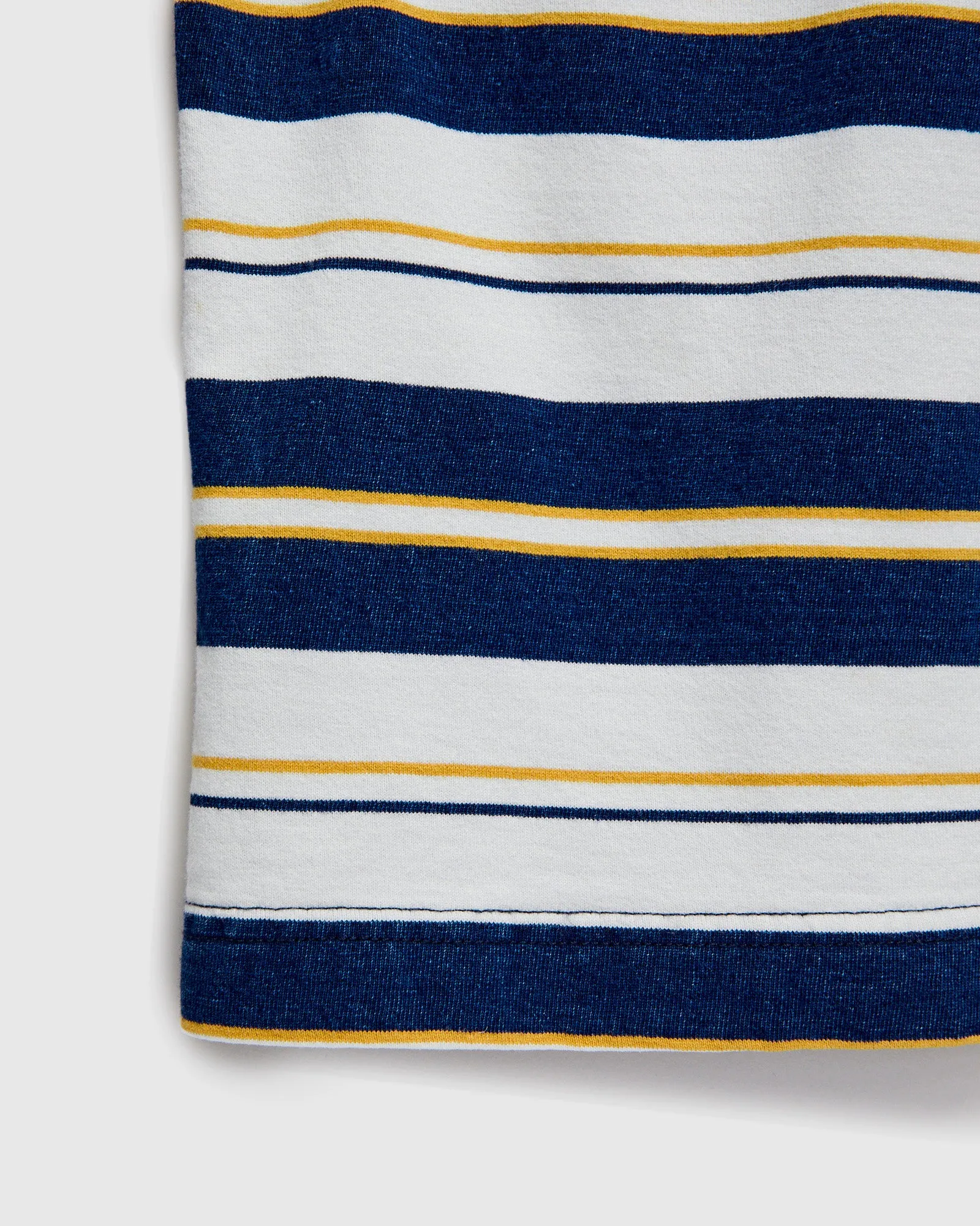 Indigo Stripe Pocket T-Shirt in One Wash
