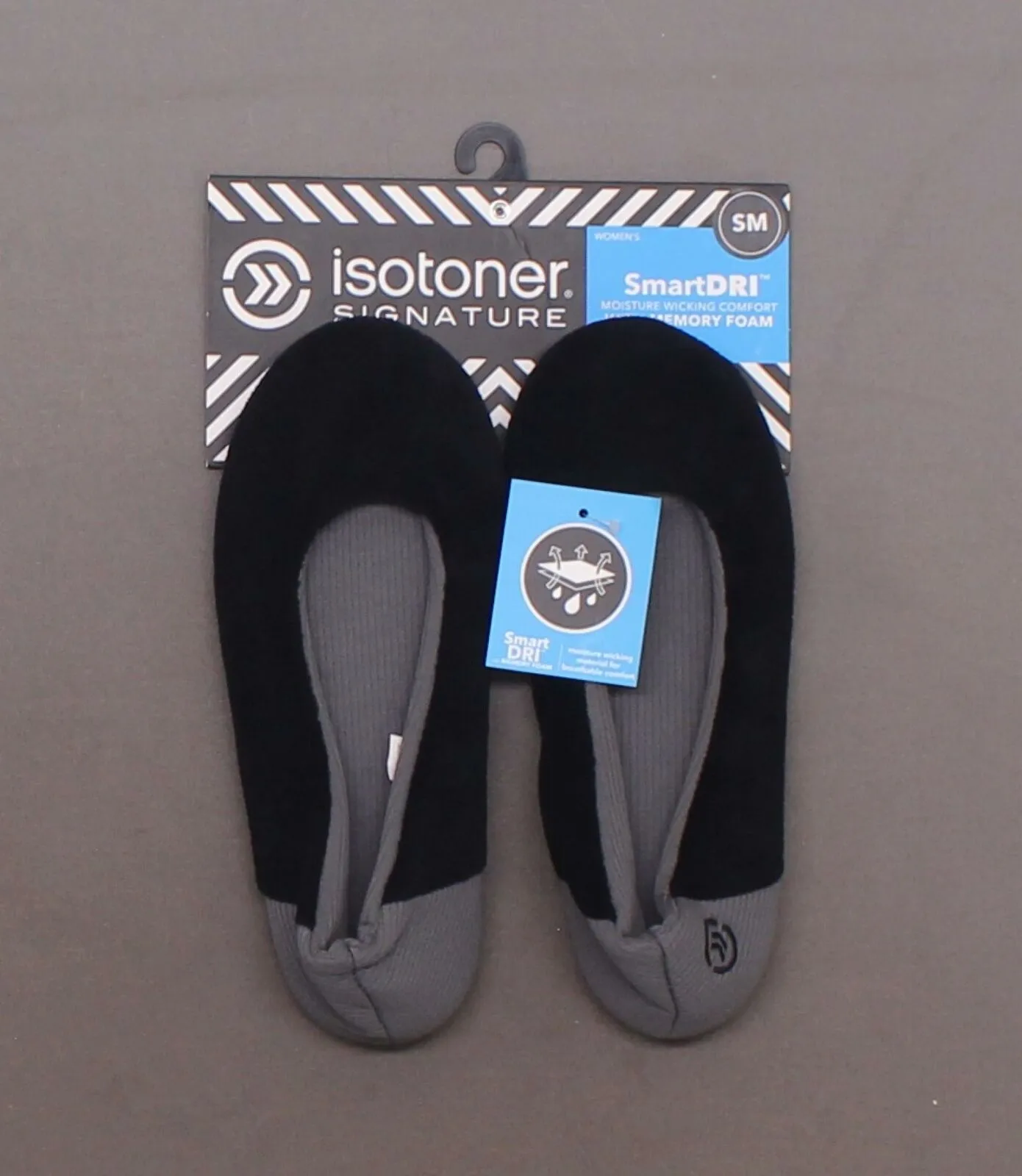Isotoner Women's Microterry Mesh Ballet Slippers