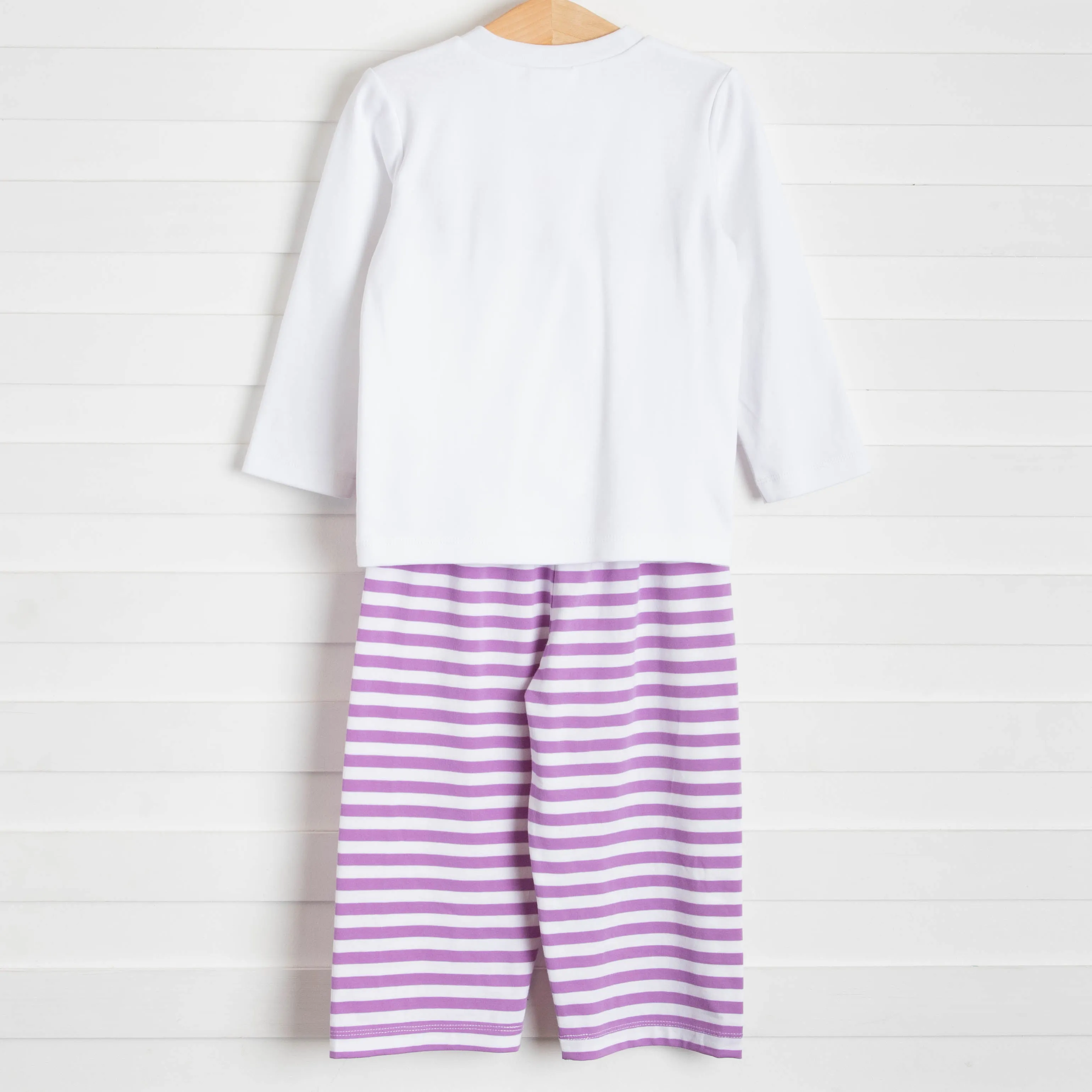 It's All in Jest Applique Pant Set, Purple