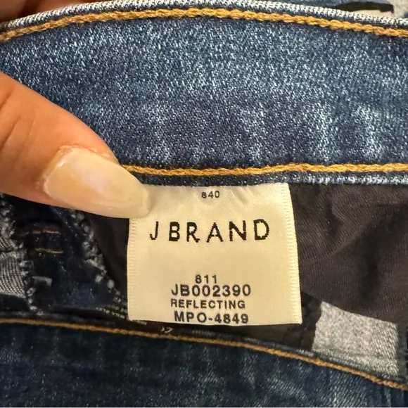 JBrand Indigo Reflective Womens Skinny Jeans Size 26