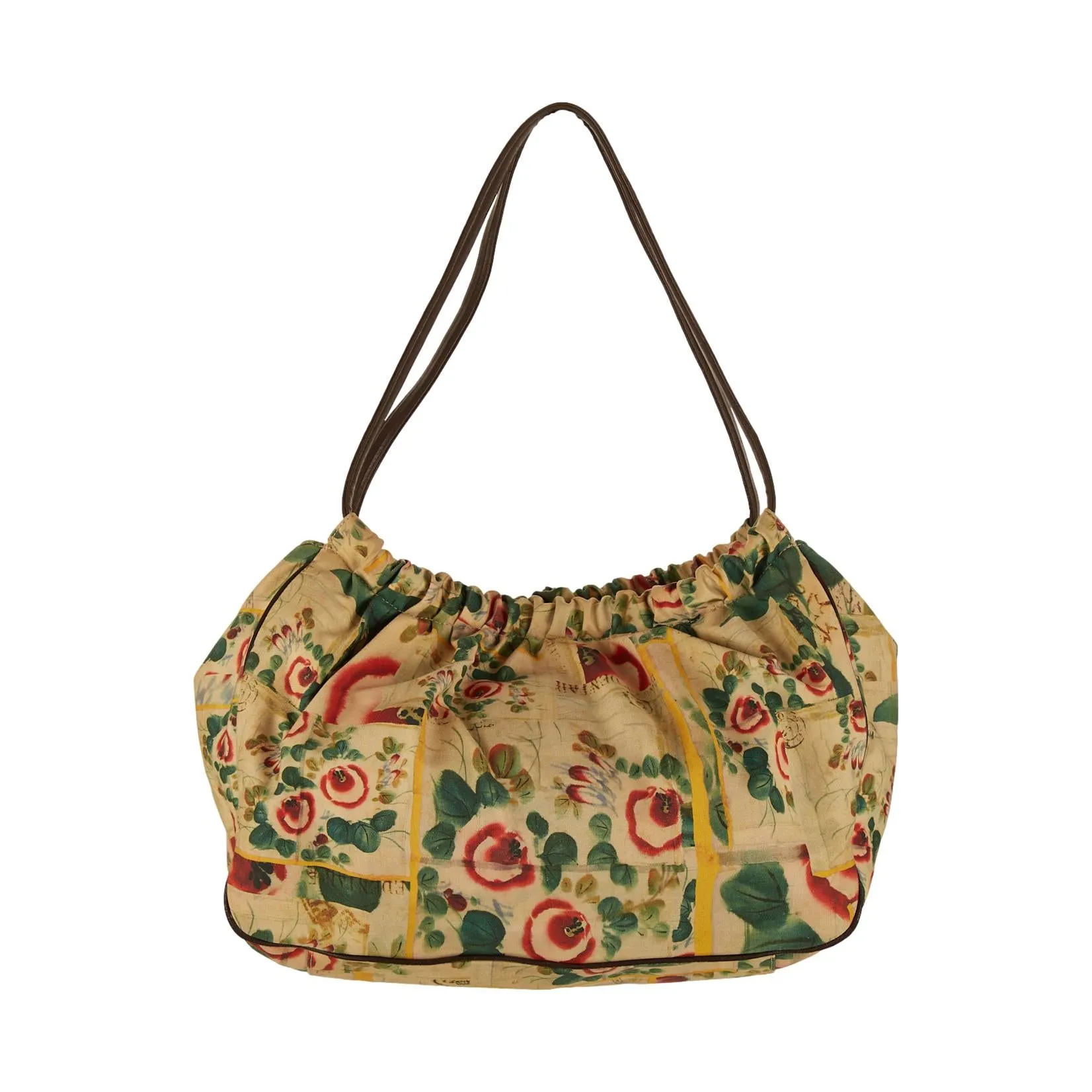 Jean Paul Gaultier Floral Print Shoulder Bag