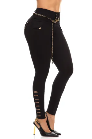 JEANS COLOMBIANOS PUSH UP NEGRO TMOSNG10924-22