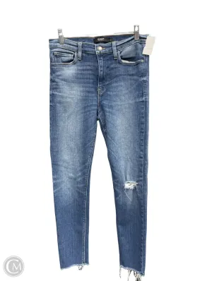 Jeans Skinny By Hudson In Blue Denim, Size: 10
