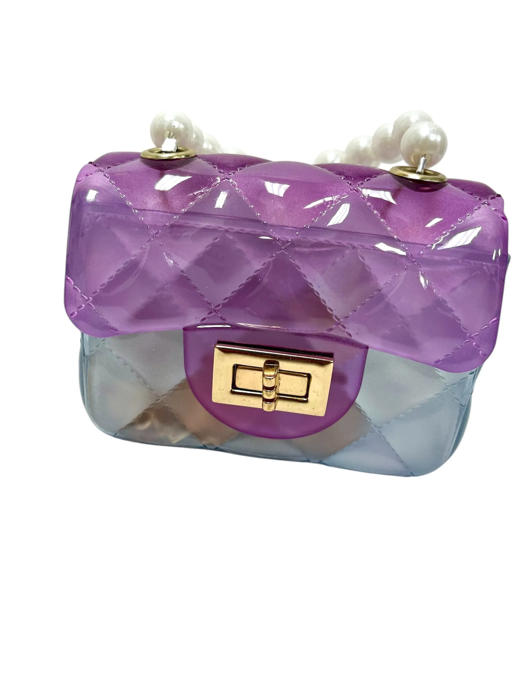 Jelly Pearl Top Handle Purses
