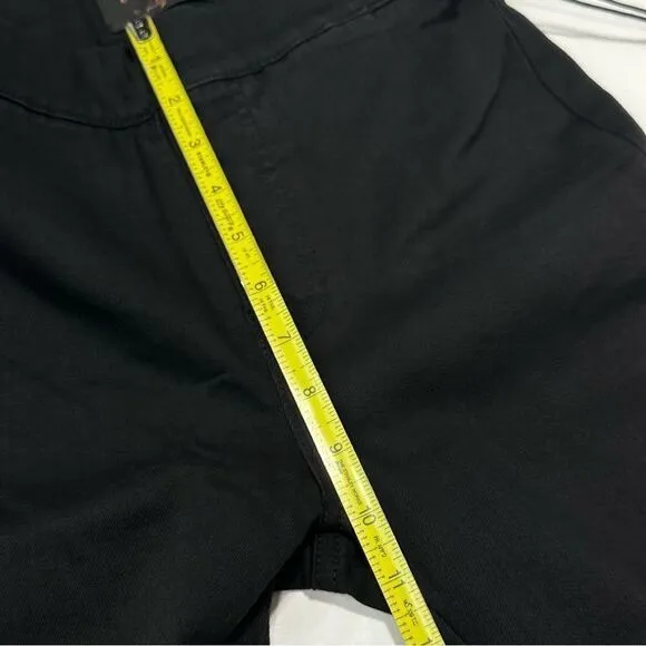 Jen 7 7 For All Mankind Black Comfort Skinny Jeans Size 2 NWT