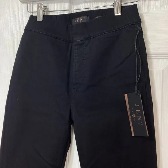 Jen 7 7 For All Mankind Black Comfort Skinny Jeans Size 2 NWT