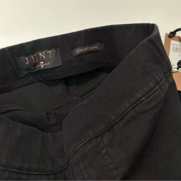 Jen 7 7 For All Mankind Black Comfort Skinny Jeans Size 2 NWT