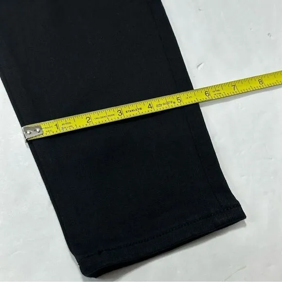 Jen 7 7 For All Mankind Black Comfort Skinny Jeans Size 2 NWT
