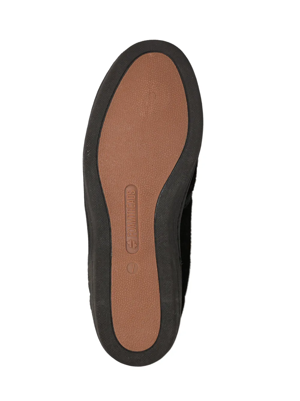 Jewel 2 Black Printed Flower Women's Slipper