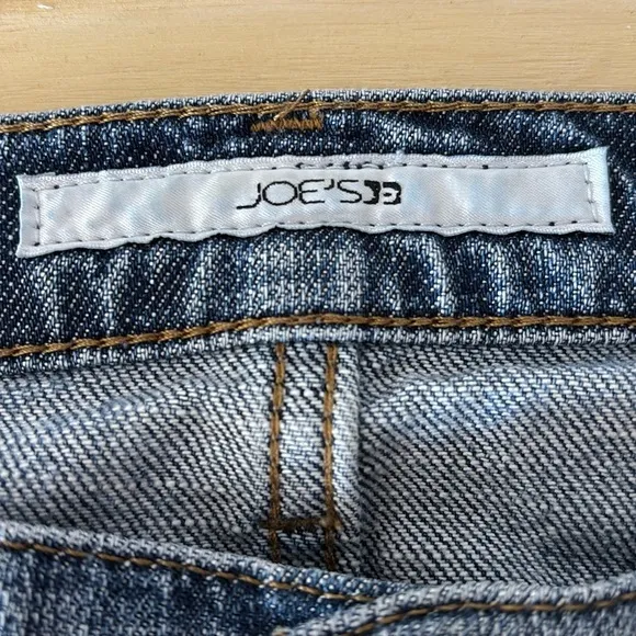 Joes Jeans Denim Provocateur Petite 30 Mid Rise Bootcut Stretch Distressed