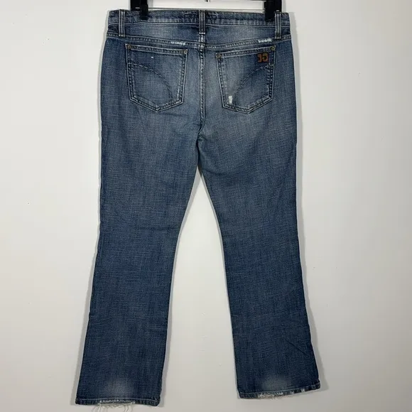 Joes Jeans Denim Provocateur Petite 30 Mid Rise Bootcut Stretch Distressed
