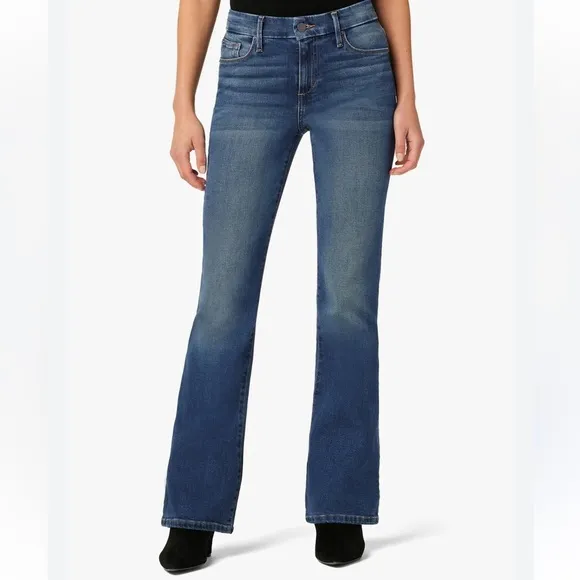 Joes Jeans Denim Provocateur Petite 30 Mid Rise Bootcut Stretch Distressed