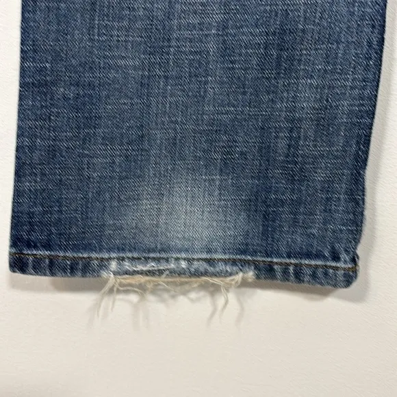 Joes Jeans Denim Provocateur Petite 30 Mid Rise Bootcut Stretch Distressed