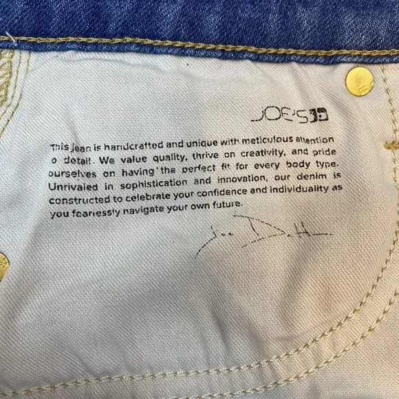 Joe's Jeans The Bella High Rise Size 26 Two Tone Blue Denim Skirt NWT $178