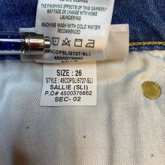 Joe's Jeans The Bella High Rise Size 26 Two Tone Blue Denim Skirt NWT $178