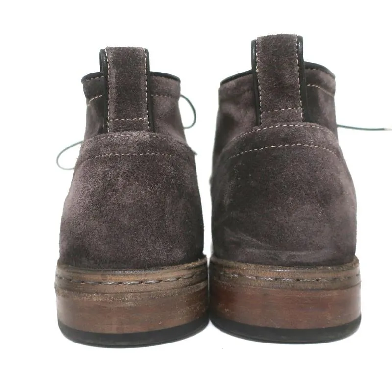 John Varvatos Chukka Boots Dark Gray Suede Size 9