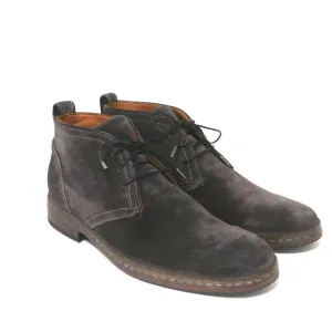 John Varvatos Chukka Boots Dark Gray Suede Size 9