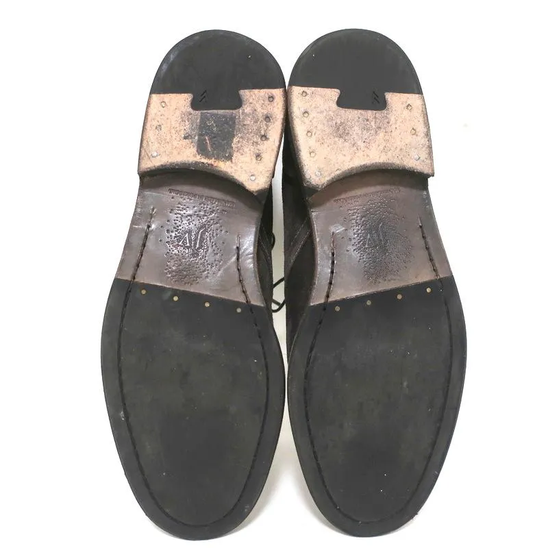 John Varvatos Chukka Boots Dark Gray Suede Size 9