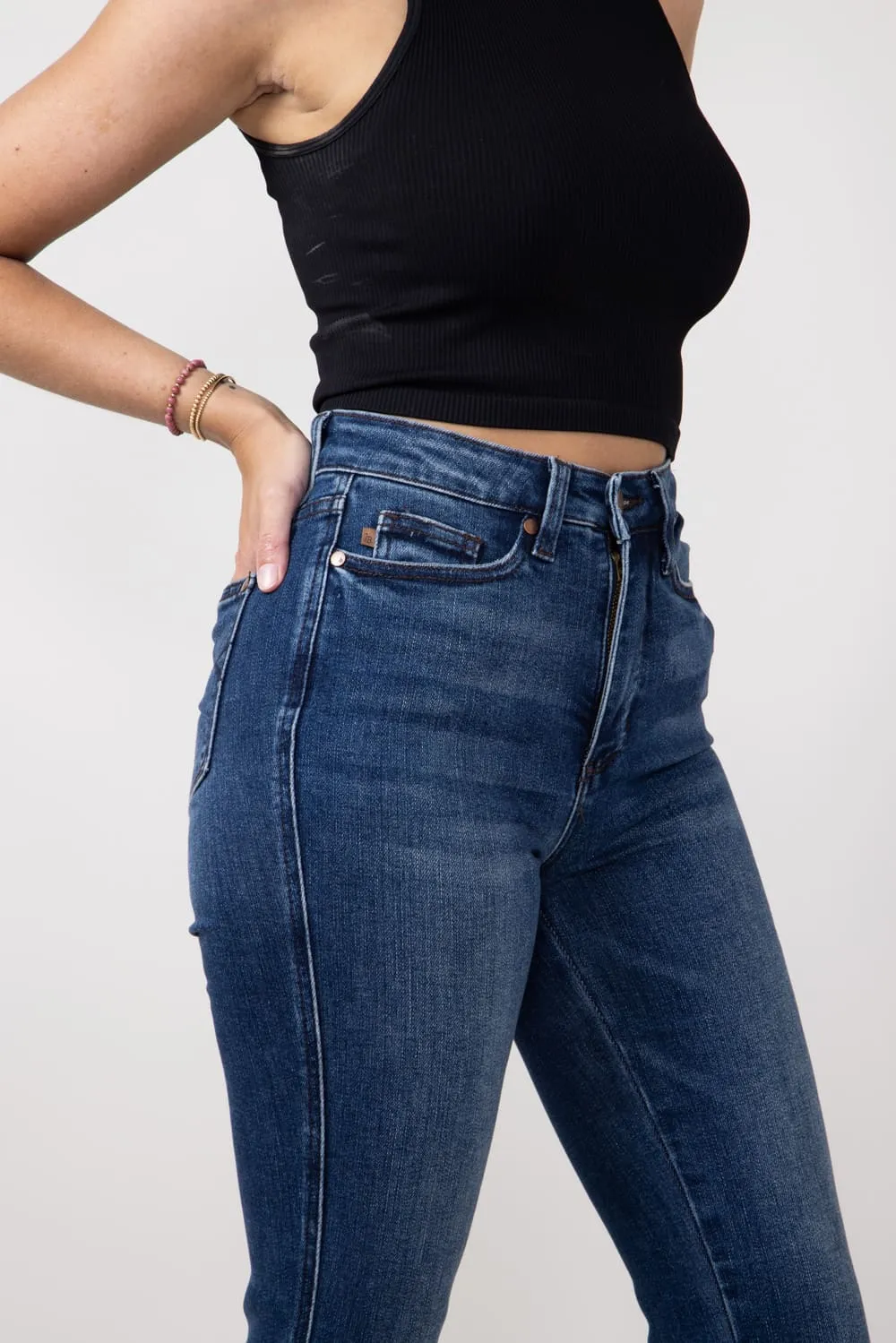 Judy Blue Embroidered Back Pocket 33" Bootcut Jeans for Women | 88786-LONG