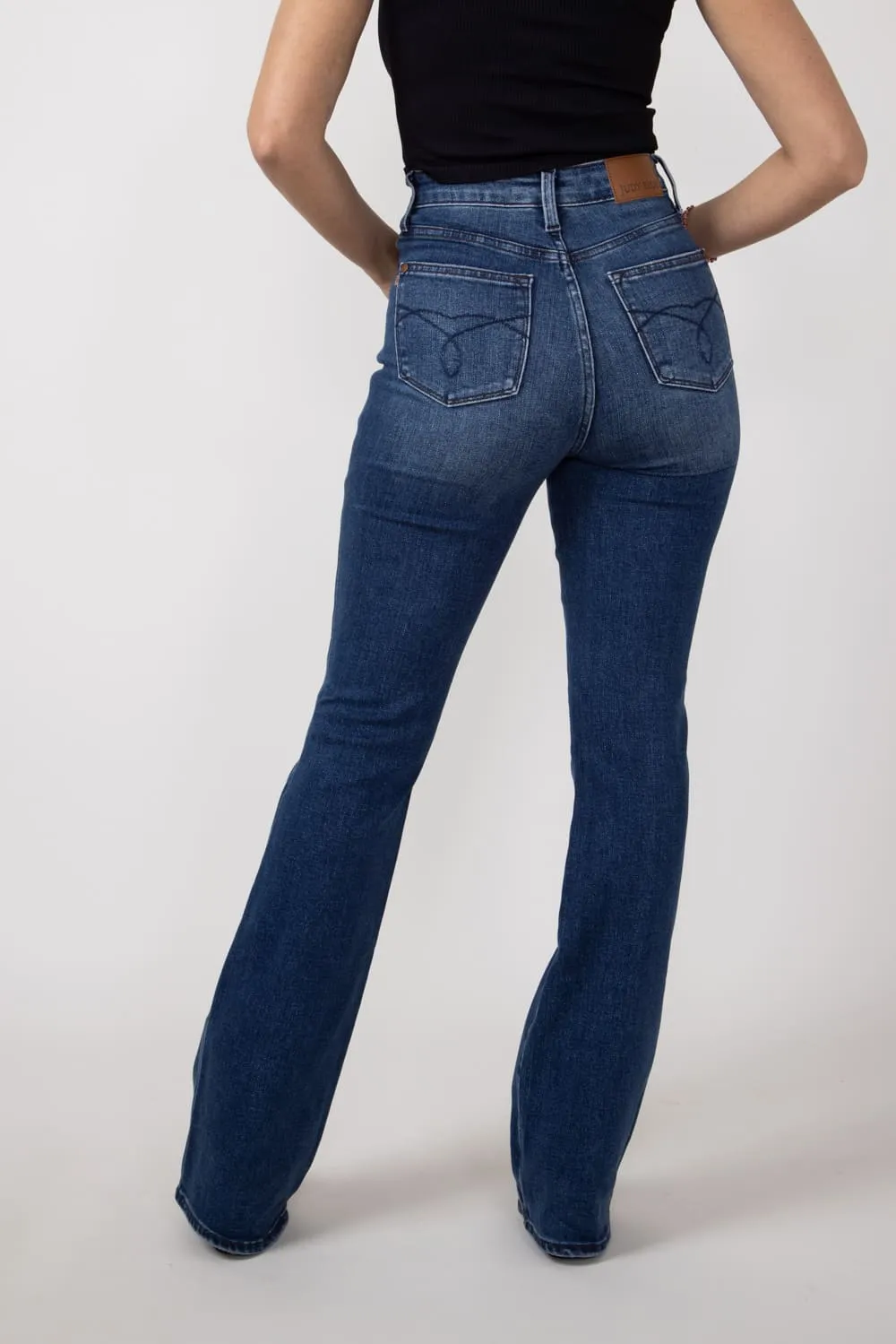 Judy Blue Embroidered Back Pocket 33" Bootcut Jeans for Women | 88786-LONG