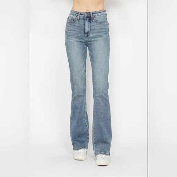 Judy Blue High Rise Tummy Control Classic Bootcut Jeans Long Inseam Various NEW