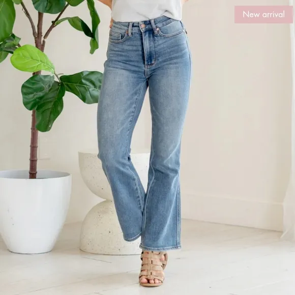 Judy Blue High Rise Tummy Control Classic Bootcut Jeans Long Inseam Various NEW